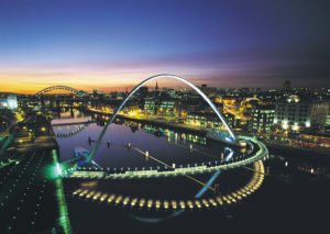 Newcastle at night