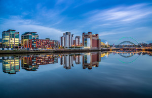 NewcastleGateshead Quays daytime